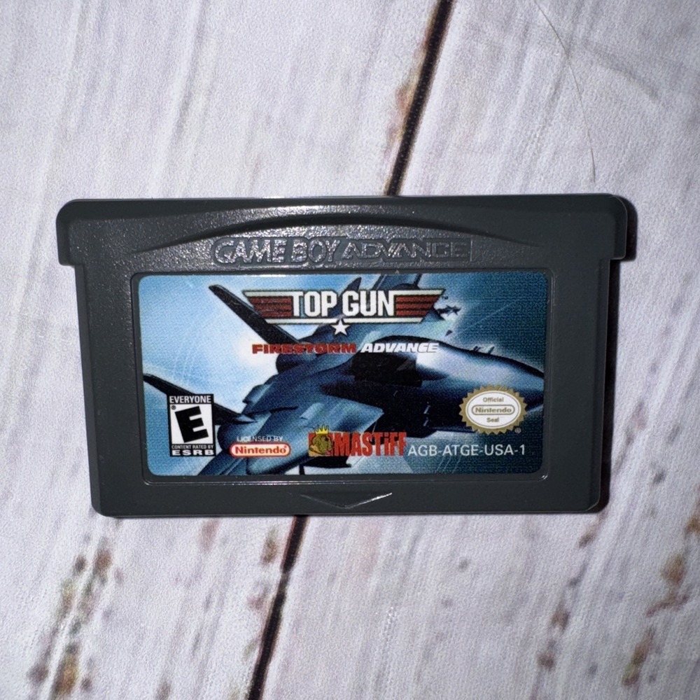Top Gun Firestorm Advance Nintendo Game Boy Advance GBA Mastiff AGB-ATGE-USA-1